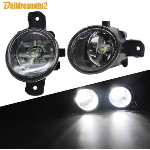 Fog Light Assembly H11 Car Driver + Passenger Side LED Fog Lamp Daytime Running Light 12V For Infiniti JX35 G37 QX60 M35 M45