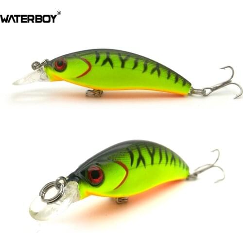 WATERBOY 5.2cm 3g Mini Minnow Bait Iscas Fish Wobblers Swimbait Peche Factory Direct Sell Small New Hard Artificial Fishing Lure