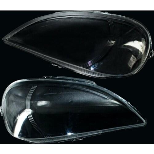 1 Pair 1638204961 1638205061 Headlight Lampshade Lens Headlamp Cover Fit for Mercedes Benz ML Class W163 2002 2003 2004 2005