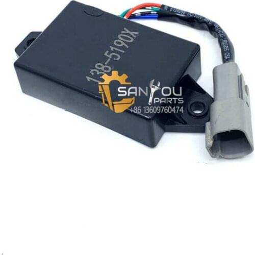 138-5190X Time Relay Control Timer 1385190X Timer Engine Stop for Mistubishi engine For CAT E307 E307C E307D Excavator 1385190X1