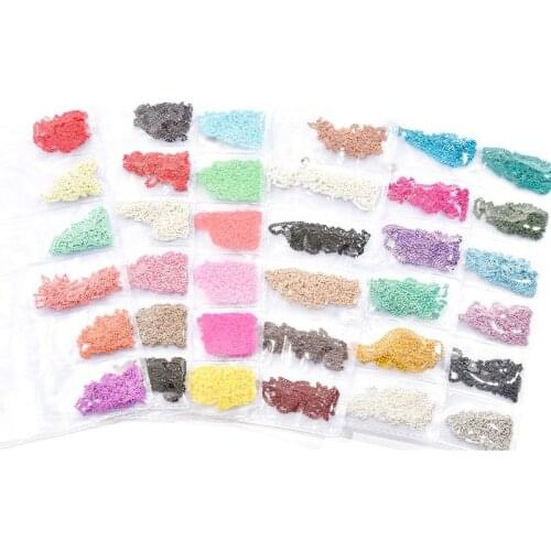 50cm*6pcs Punk Future Metal Chain Decoration Morandi Gold/Black/Green/Pink/Silver/Blue Silder Chains Nail Art Accessories HSOE32