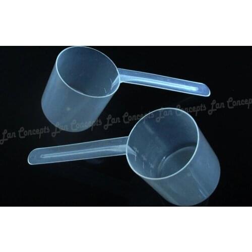60ML 30g Plastic Measuring Scoop 30 gram HDPE Spoon for medical milk powder Liquid - transparent 200pcs/lot Free shipping