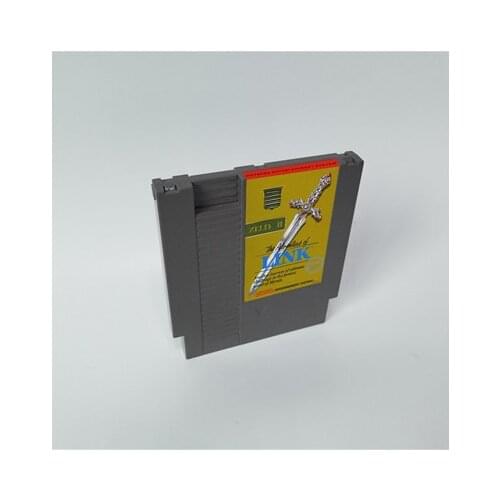The Adventure of Link Zeldaed II 2 - 72 pins 8 bit game cartridge