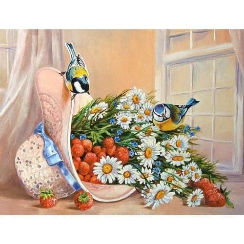 5D Diy Diamond Painting Flower Landscape Diamond Embroidery Scenery Birds Cross Stitch Full Rhinestone Mosaic Home Decor Gift