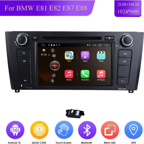4G in Dash Car Radio Multimedia Video Player Navigation GPS For BMW 1 Series E81 Hatchback E82 Coupe E87 E88 Convertible dvd Cam