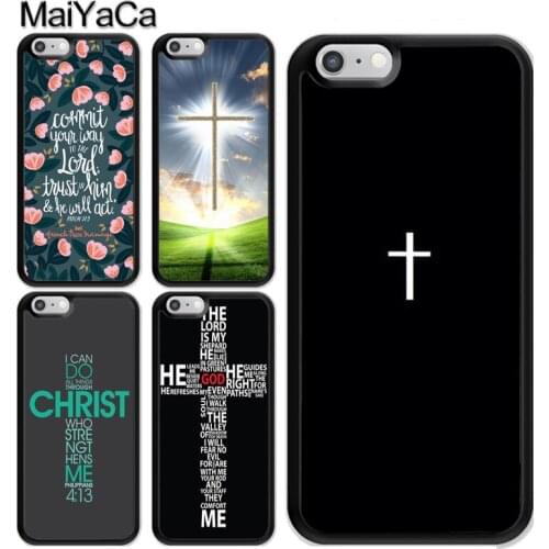 Christian Jesus The Cross Bible Case For iPhone 12 Mini 11 Pro MAX X XR XS MAX SE 2020 6S 7 8 Plus 5s Cover