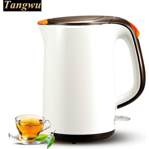 Electric kettle boiling pot 304 stainless steel home insulation 1.7l
