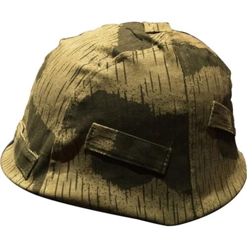 WWII WW2 GERMAN M35 M42 REVERSIBLE MARSH CAMOUFLAGE HELMET CAP COVER