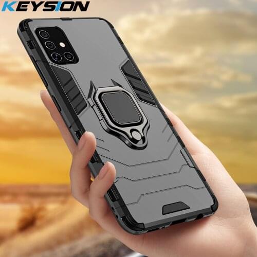 KEYSION Shockproof Case For Samsung Galaxy A71 A51 A81 A91 A70S A50 S10 Note 10 Lite Phone Cover for Samsung M40s M60s M80s M30s