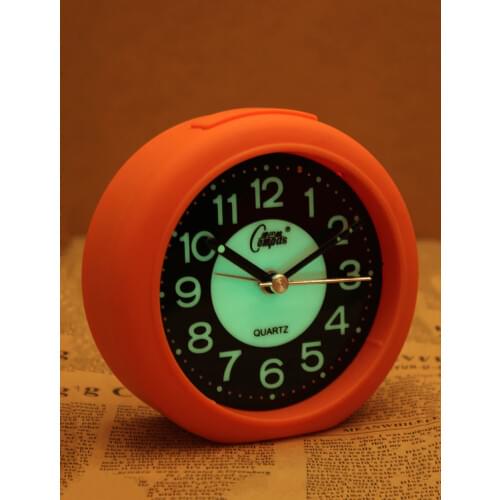 Creative Multi Function Round Alarm Clock Minimalist Luminous Silent Alarm Clock Portable Office Table Alarm Clock New MM60NZ
