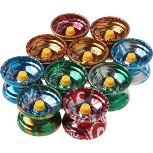 Aluminum Alloy YOYO Ball Bearing String Trick Toy Kids Gift L9CD