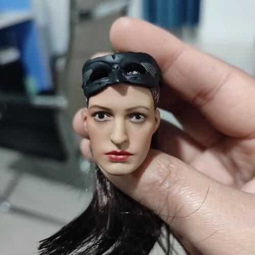 SO-TOYS 1/6 Scale Female Head Sculpt Carving Sculpture Long Hair Model For 12inch Action Figure Model Toys Dolls