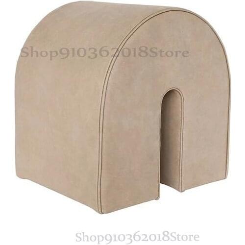 Customized Nordic Ins Style Modern Creative Designer Net Red Sofa Stool Makeup Stool Shoe Replacement Stool Stool Futon Model Ro