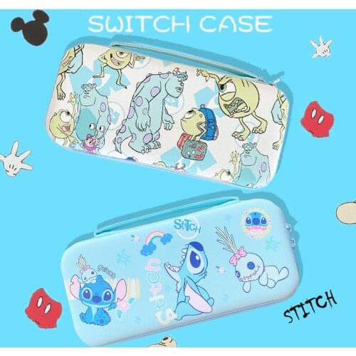 Disney Mickey Minnie Storage Bag for Nintendo Switch Waterproof Protective Case for NS Console Portable Bag Game Accessories