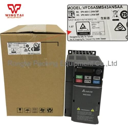 Delta VFD5A5MS43ANSAA Three Phase Frequency Converter 380V 3PH