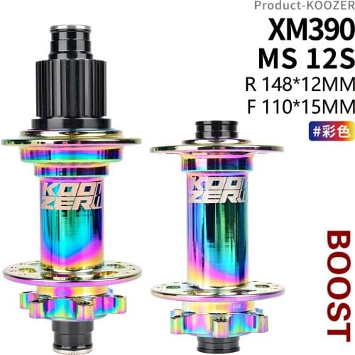 KOOZER XM390 MTB Mountain Bike BOOST Hubs 32h Hole Disc Bearing Hub Front Rear 6 Bolt Front hub 15*110 Rear hub 12*148mm Thru