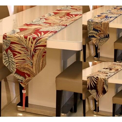 Gorgeous Classical Chenille Table Runner Table Flag Modern Tablecloths Tea Table Cloth Bed Napkin Fashion Wedding Decoration