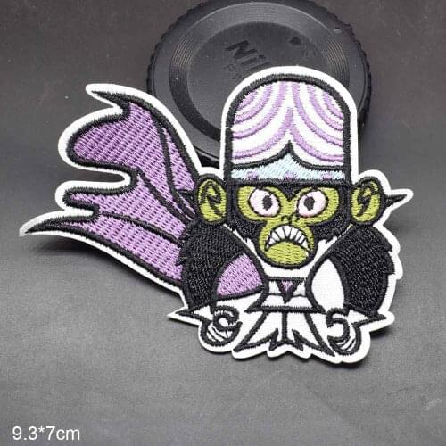 Animal Angry Monkey Iron on Embroidered Cloth Patch For Girls Clothes Stickers Apparel Garment Accessories