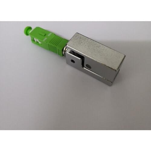 High Quality Square Type Bare Fiber Adapter SC APC Adaptor