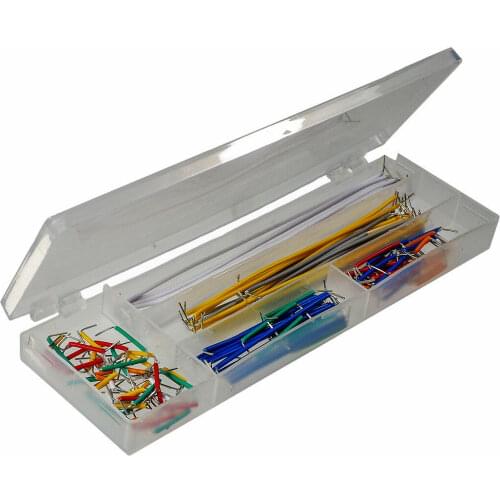 140 Piece U Shape Solderless Breadboard Jumper Wire Kit