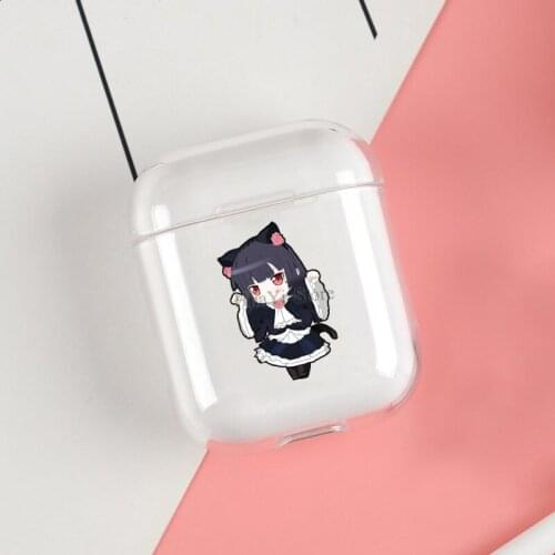 Ruri Gokou Kuroneko Cases For Apple AirPods 1 2 Case Clear Wireless Bluetooth Earphone Case Protective Shell