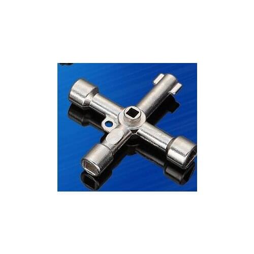 Hot 1pc Universal Multi-Function Cross Key Triangle Key For Train Electrical Elevator Cabinet Triangle Valve Spanner