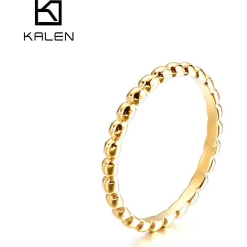 KALEN Mini Geometric Metal Simple Design Classical New Product Stainless steel Jewelry Gift For Female
