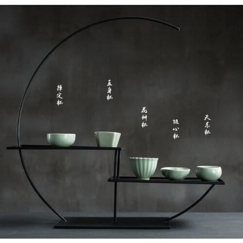 Chinese Tea Cup Pure handmade ru kiln Celadon Teacup Set Teapot Drinkware Ceramic China Kung Fu Tea Set Ceramic cup Chinese gift