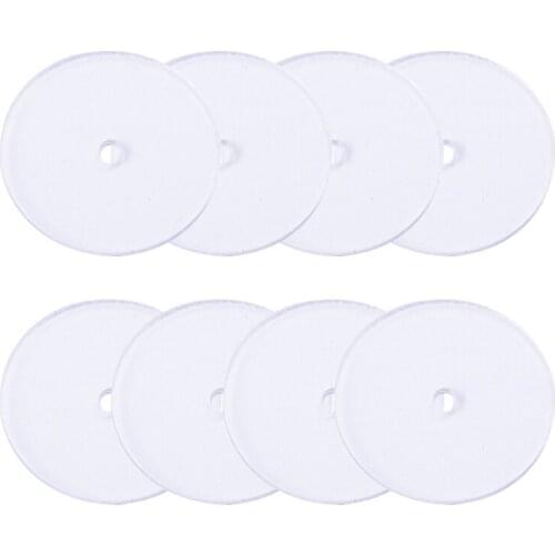 200Pcs Earrings Clear Disc Pads to Stabilize Earrings Plastic Ear Anti Pain Comfort Round Discs Kit for Earrings Backs X7XB