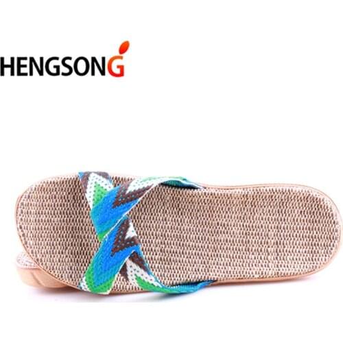 Summer Sports Shoes For Women Beach Sandals Unisex Men Outdoor Shoes Flax Cross Belt Beach Sandals Sneakers Couples Shoes Casual