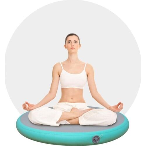 Mini Inflatable Round Air Track Mats Airspot Cheap Circle Gymnastics Yoga Cheap Air Spot Gymnastics Track