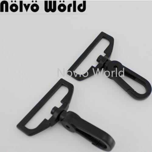 Nolvo World 20 pcs 25-32-38mm Dark black Metal Snap Clasp snap hook purse hardware