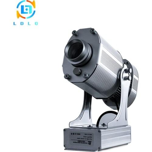 Newest Rotate Effect Custom Design Gobo Light 80W Logo Projector Waterproof Rustproof 10000lm Led Custom Images Gobo Projector