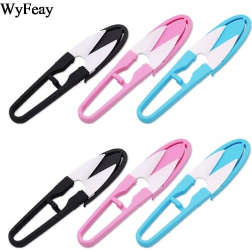 1Pcs Ceramics Thread Yarn Cutting Sewing Scissors Cute Fishing Shears Cross Stitch Embroidery Tailor Scissor Fabric Supplies