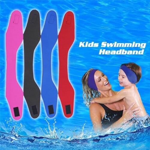 Swimming Hair Band for Kids Boys Girls Waterproof Ear Band Children Watersport Headband Swim Pool Fitness Headwear Protector