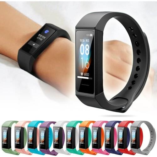 Silicone TPU Strap For Xiaomi Redmi Band Replacement Accessories Fashion Smart Bracelet Watch Wristband Sport Adjustable Strap
