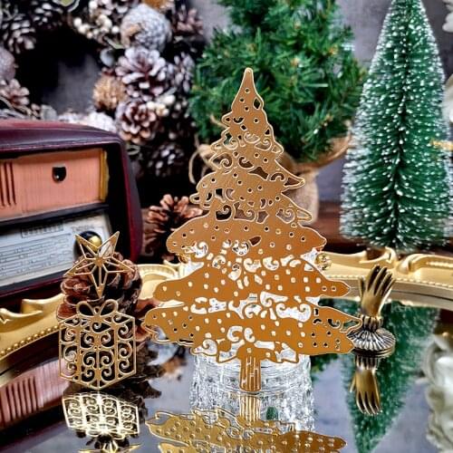 Panalisacraft Christmas tree diecut Metal Cutting Dies Craft Dies Scrapbook Card Making Album Embossing Stencil Die cut