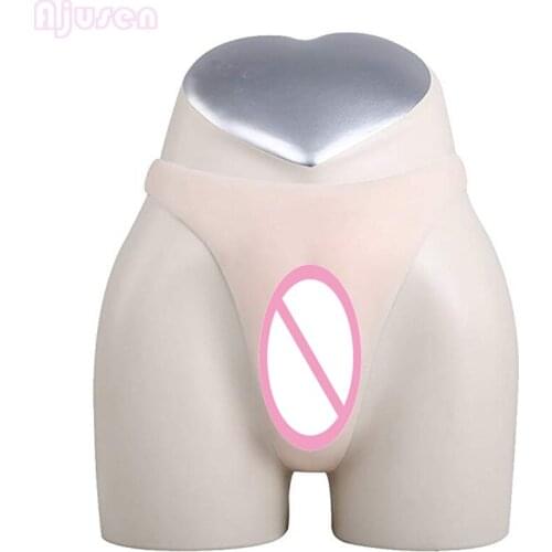 Realistic Vagina Crossdressing Fake Vagina G-Strings Artificial Vagina Ajusen Drag Queen for Crossdresser Transgender Shemale