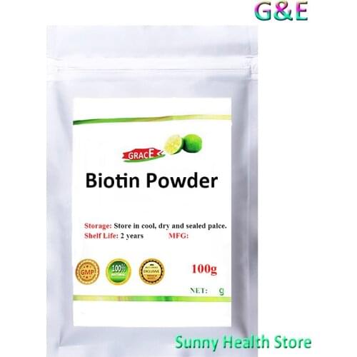 High Quality Biotin vitamin H coenzyme R vitamin B7 FREE SHIPPING