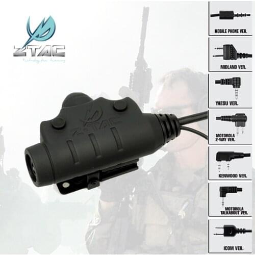 Z TAC Z 115 Headset Accessorie Z-Tactical Hunting Noise Reduction Headphone peltor softair ipsc KENWOOD midland sinairsoft PTT