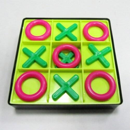 Funny OX Chess Puzzle Board Games for Children Parent-Child Kids Entertainment Intelligent Educational Toys Board Game