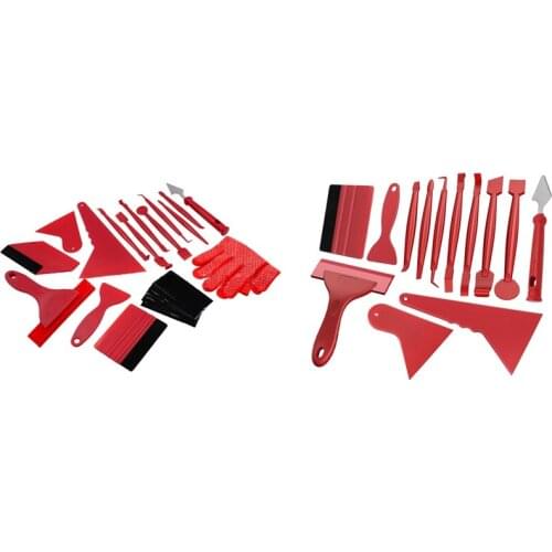 13PCS Set Auto Car Wrap Film Tools Squeegee Scraper Kit with 21PCS Car Vinyl Wrap Window Tint Film Tools Kit Squeegee