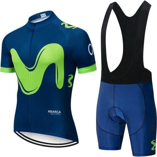 2021 Breathable Cycling Jersey Suit Sportswear Bike Set MTB Ropa Ciclismo Mens Short Sleeve Bicycle Shirts Maillot Clothing