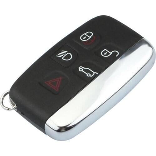 4+1 Buttons Smart Remote Key Shell Case For Jaguar XE XF XJ F-TYPE Fob Key Cover