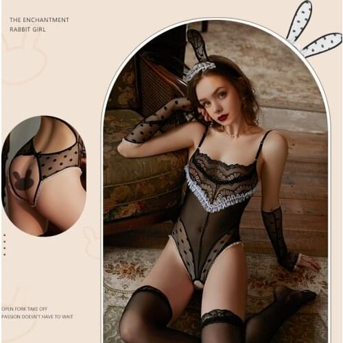 Anime Costume Girls Sexy Cute Bunny Faux Leather Rabbit Stygian Bunny Cosplay Lingerie Costume Suited Up Bunny Outfit Wedding