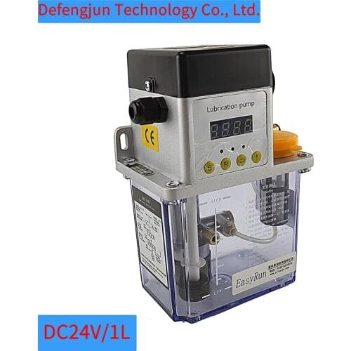 CE Approval Factory supply DC24V 1L Automatic Lubrication Gear Pump Lubricating Oil Pump of Lubricator For CNC Machine