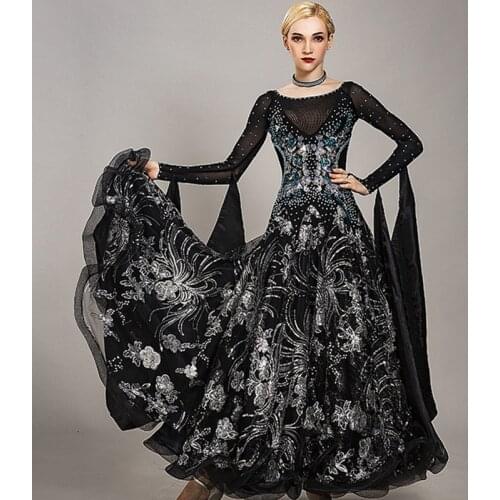 Ballroom dance competition dress fringe standard dance dress latin ballroom dress women rumba dance costume girls dance dress