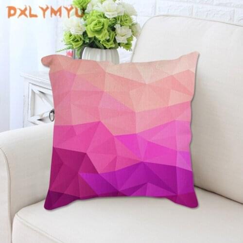 Decorative Cushion Geometric Print Throw Pillow Square Seat Back Cushion Outdoor Sofa Home Pillowcase