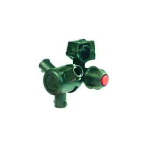 Plastic bottle holder, TRIJET with anti-drop for bayonet nut