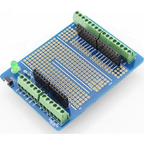 Elecrow Screw Shield for Arduino UNO R3 MEGA R3 Compatible Improved Version Support DIY Kit Standard Proto